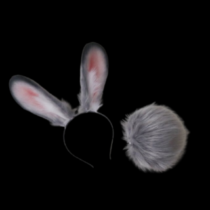 Perky Rabbit Set – Handmade Bunny Cosplay Accessory