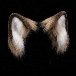 Realistic Brown Cat Ear Headband – Cute Anime Cosplay Hair Accessory