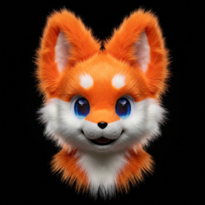 Japanese Style Animal Fursuit Plush Headgear – Cute Cosplay Costume